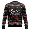 Santa’s Favorite Mom Ugly Christmas Sweater