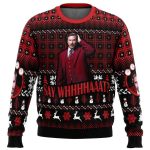2025 Say Whhhhaaat Anchorman Ugly Christmas Sweater