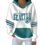 Seattle Baseball Est 1977 Pit Striped Sweatshirt