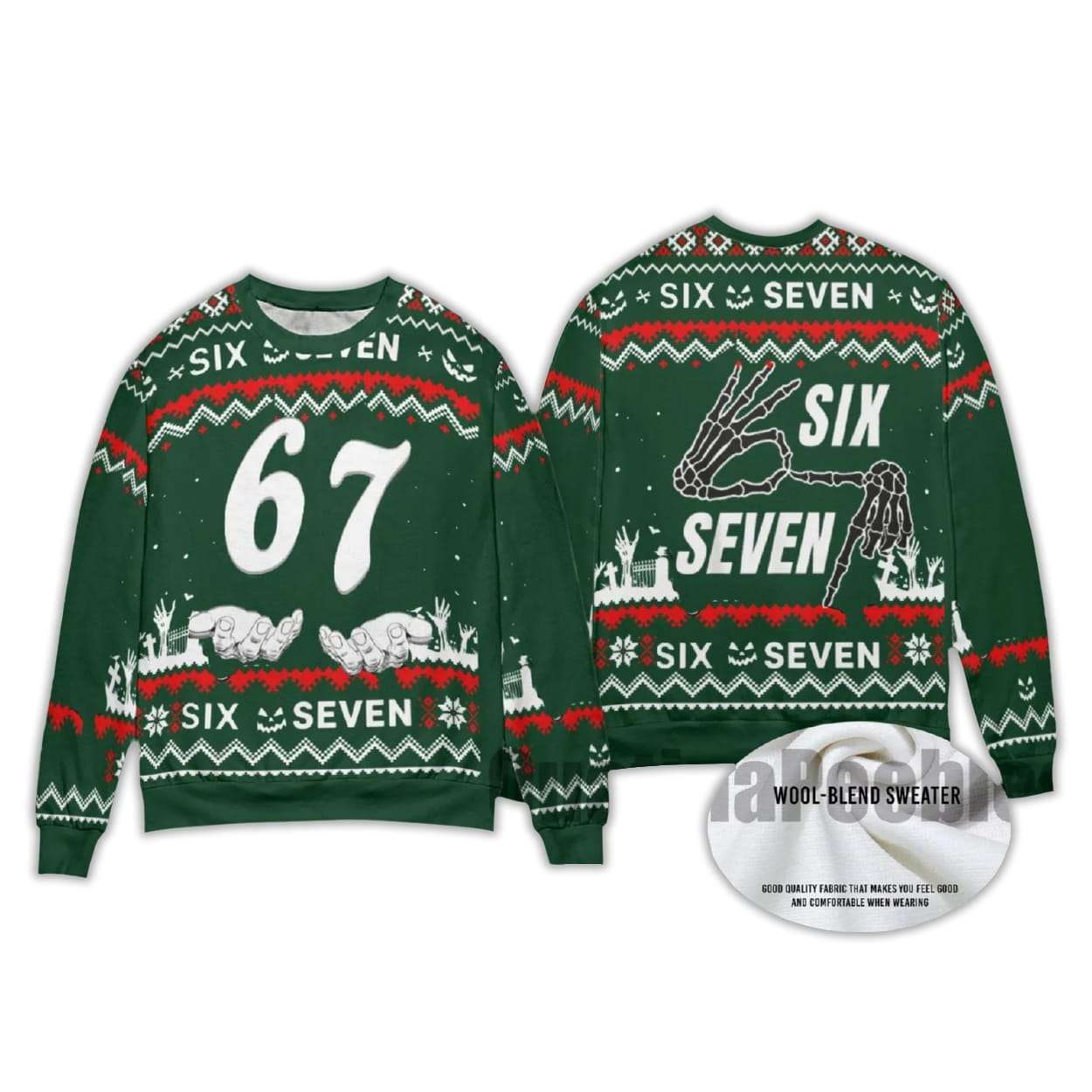 2025 Six Seven Ugly Christmas Sweater 2025 Six Seven Ugly Christmas Sweater