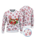 Snowflake Christmas Stocking Crown Royal Ugly Christmas Sweater