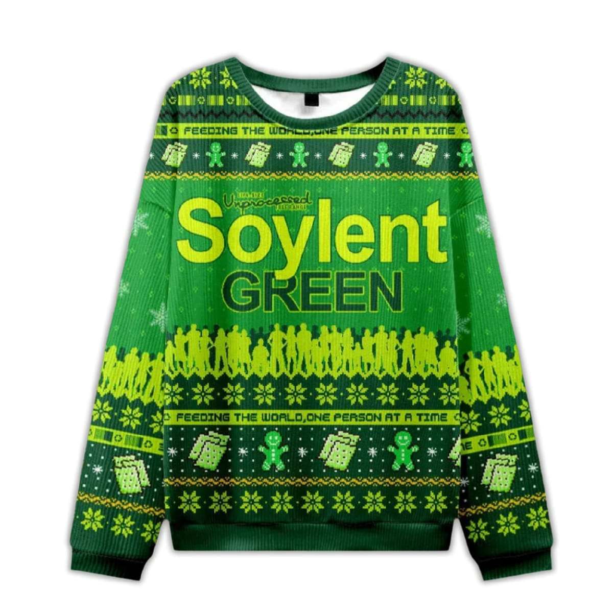 Soylent Green Ugly Christmas Sweater Soylent Green Ugly Christmas Sweater