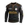 Steelers Est 1933 Henley Shirt