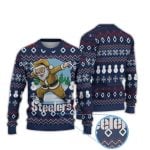 2025 Steelers Santa Dab Ugly Christmas Sweater