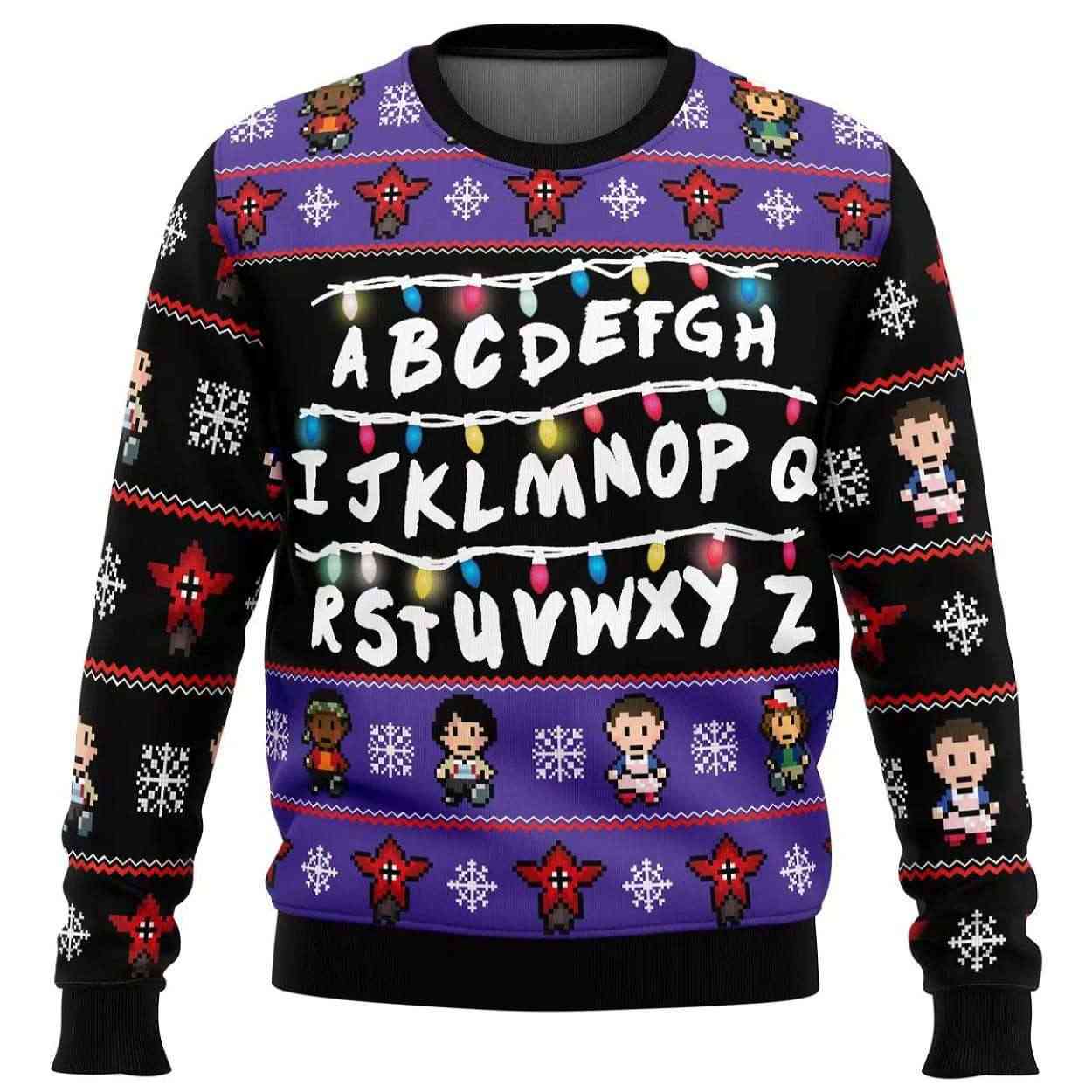 Stranger Things Ugly Christmas Sweater Stranger Things Ugly Christmas Sweater