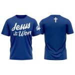 Sun Devil Football Jesus Won Navy Shirt