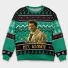 Supernatural Misha Collins Castiel Hey Assbutt Ugly Christmas Sweater