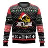T-Rex Santa Claws Ugly Christmas Sweater
