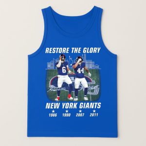 Jaxson Dart Cam Skattebo Restore The Glory Go Giants Shirt 3