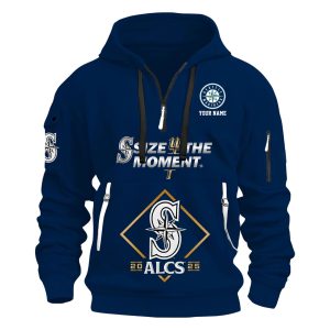 Mariners Seize The Moment ALCS 2025 Champions Quarter Zip Hoodie