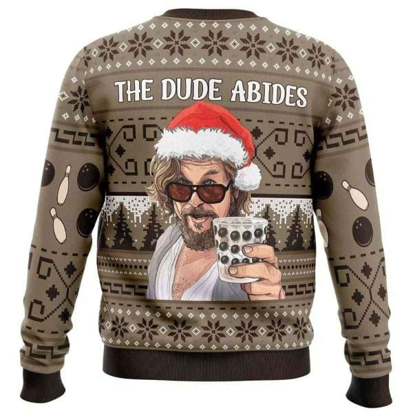 2025 The Dude Abides The Big Lebowski Ugly Sweater