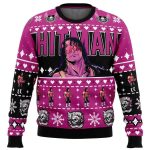2025 The Hitman Bret Hart Wrestler Ugly Christmas Sweater