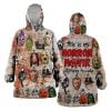 This Is My Horror Movie Watching Hoodie Blanket