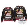 2025 Time To Me Basted Turkey Ugly Chirstmas Sweater