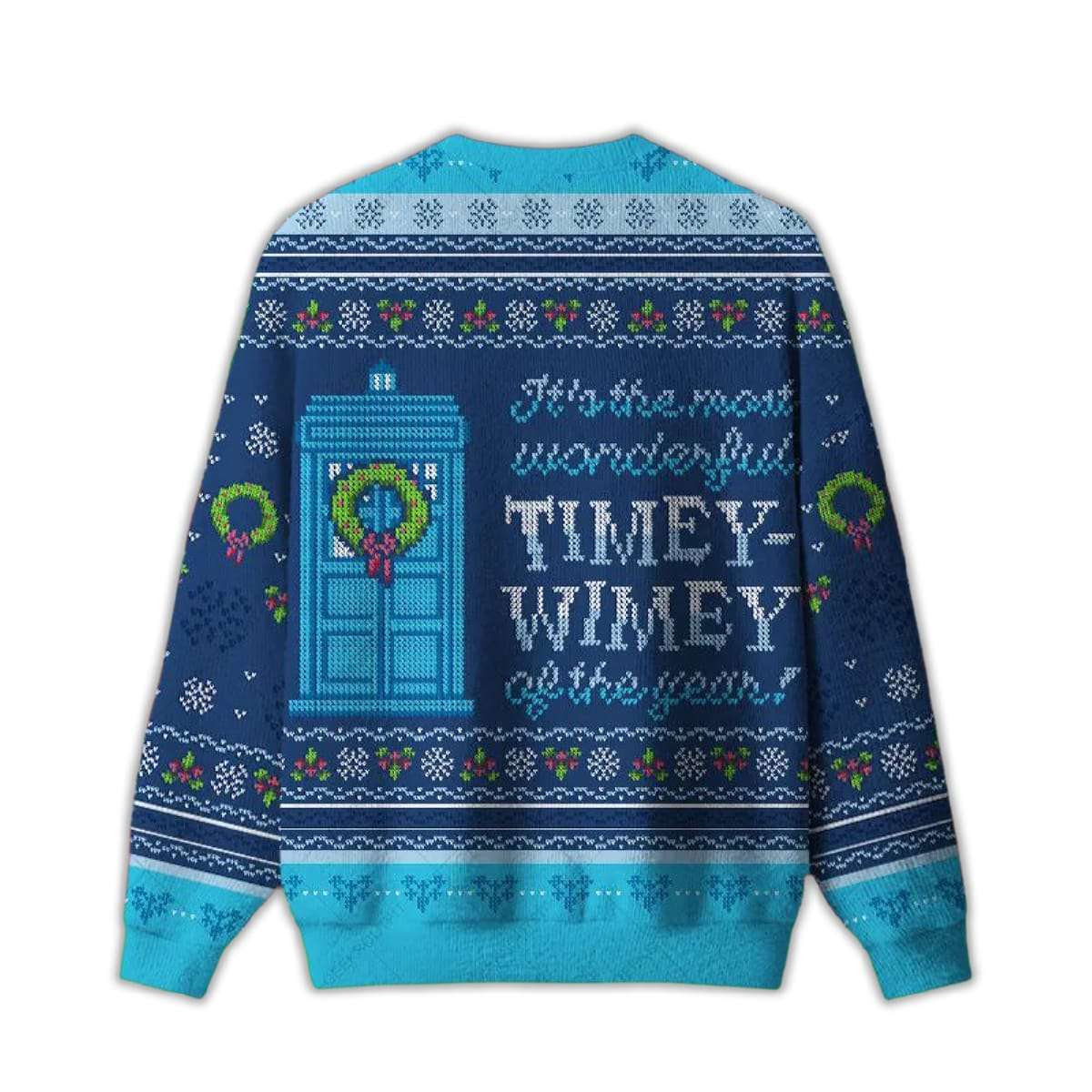 2025 Timey Wimey Ugly Christmas Sweater 2025 Timey Wimey Ugly Christmas Sweater