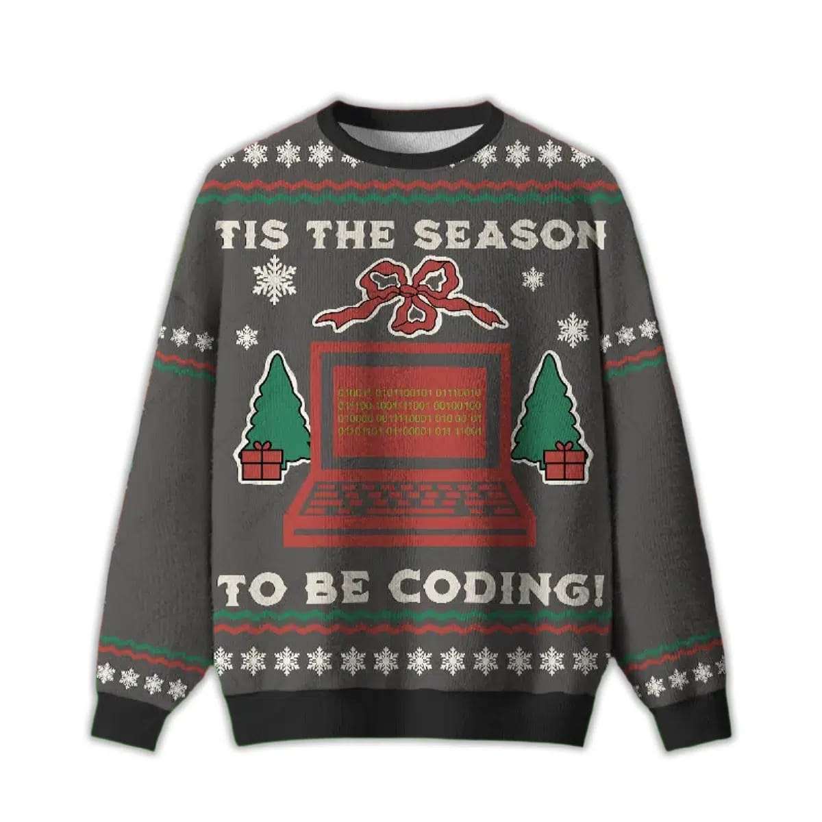 Tis The Season To Be Coding Ugly Christmas Sweater Tis The Season To Be Coding Ugly Christmas Sweater