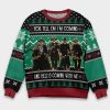 Tombstone You Tell Em I’m Coming And Hell’s Coming With Me Ugly Christmas Sweater