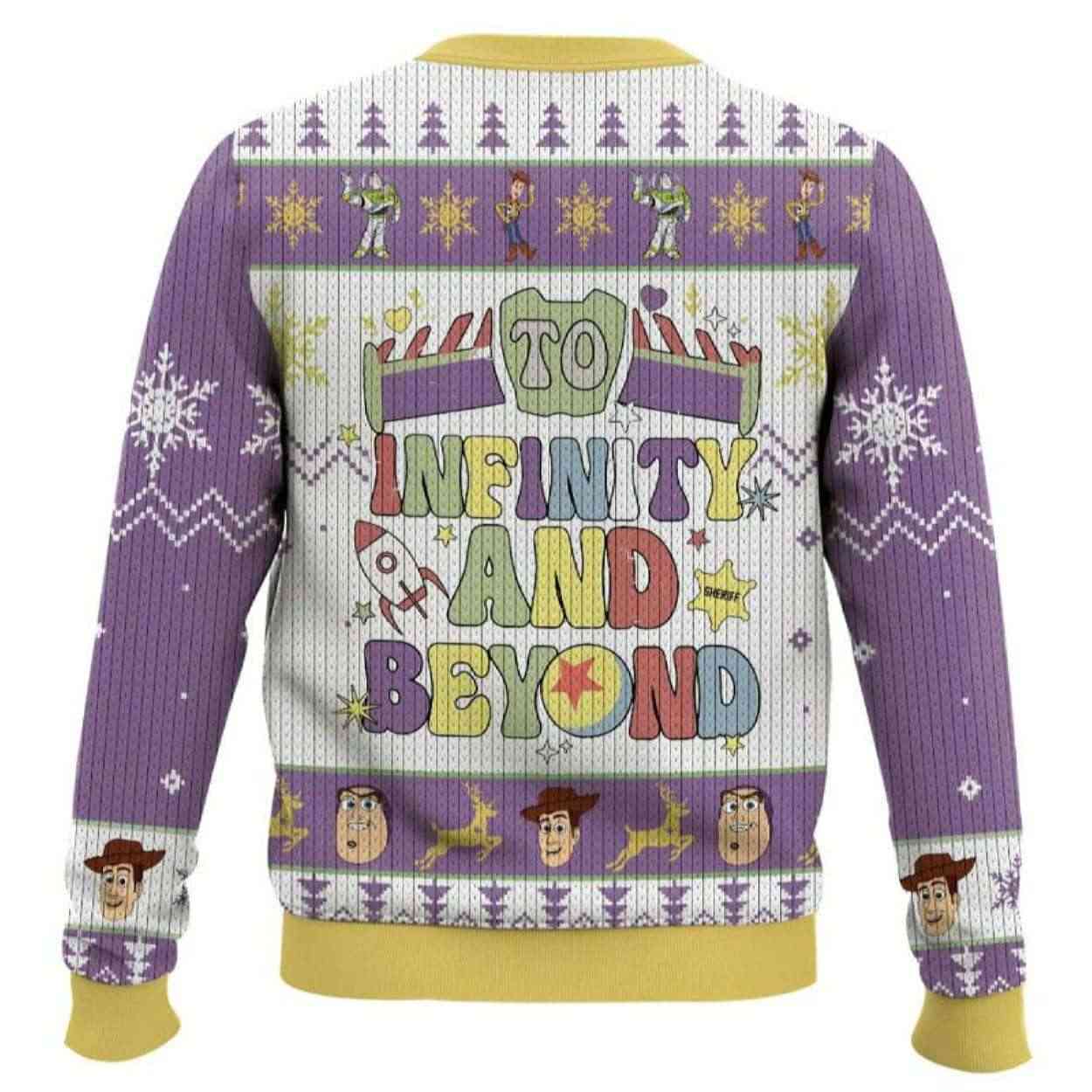 Toy Story To Infinity And Beyond Ugly Christmas Sweater Toy Story To Infinity And Beyond Ugly Christmas Sweater