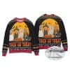 2025 Trick Or Treat Dogs Halloween Ugly Christmas Sweater