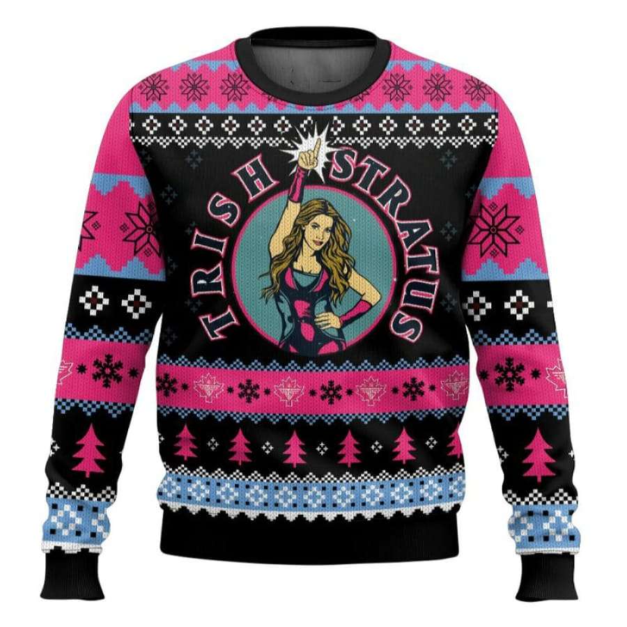 Trish Stratus WWE Ugly Christmas Sweater Trish Stratus WWE Ugly Christmas Sweater