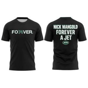 Forever 74 Nick Mangold Will Forever Be A Jet Hoodie 1 Forever 74 Nick Mangold Will Forever Be A Jet Black Hoodie1