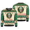 2025 US Army Proudly Served Veterans Ugly Christmas Sweater