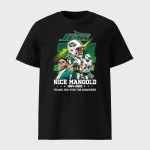 Jets Nick Mangold 1984 2025 Thank You For The Memories Shirt