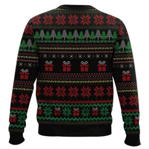 Another Eggnog Huh Cat Meme Ugly Christmas Sweater1