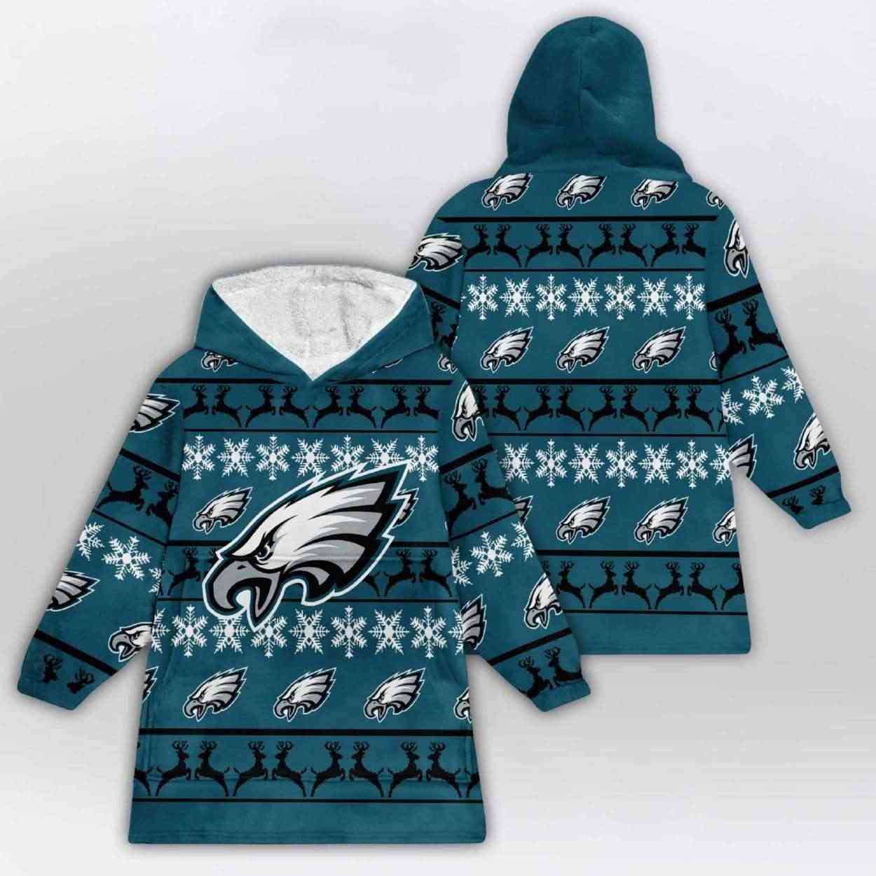 Ugly Philadelphia Football Unisex Blanket Hoodie Ugly Philadelphia Football Unisex Blanket Hoodie