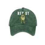 Unisex Portland Frog Resist Print Hat