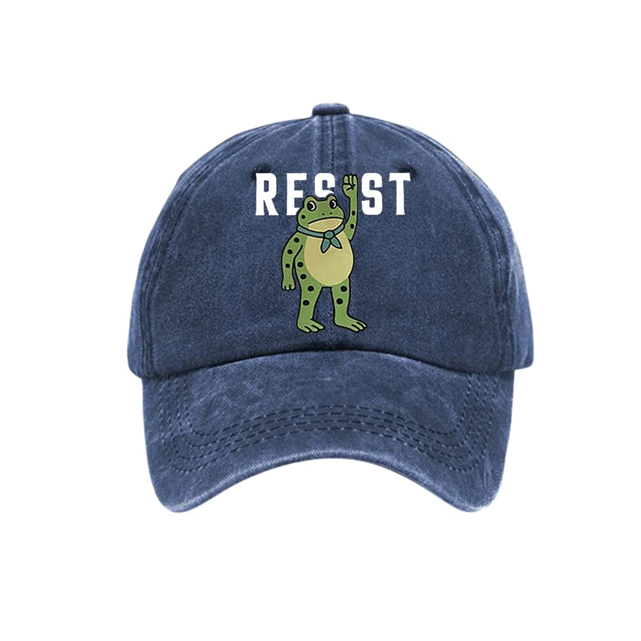 Unisex Portland Frog Resist Print Hat Unisex Portland Frog Resist Print Hat