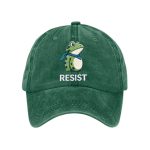 Unisex Resist Frog Baseball Cap