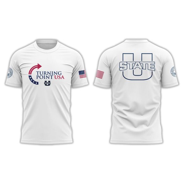 Utah State x Charlie Kirk Turning Point USA Shirt