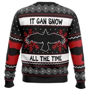 It Can Snow All The Time The Crow Ugly Christmas Sweater1