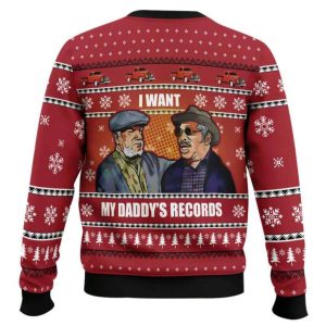 I Want My Daddys Records Sanford And Son Ugly Christmas Sweater1