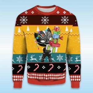 Heroes Christmas Marvel Lights Ugly Christmas Sweater1