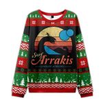 2025 Visit Arrakis Nerd Ugly Christmas Sweater