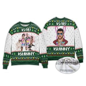 2025 Bad Bunny Bowl 2026 Halftime Show Christmas Sweater 2025 Bad Bunny Bowl 2026 Halftime Show Christmas Sweater
