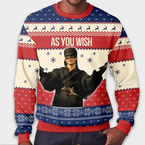 Westley Princess Bride Ugly Christmas Sweater