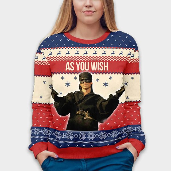 Westley Princess Bride Ugly Christmas Sweater