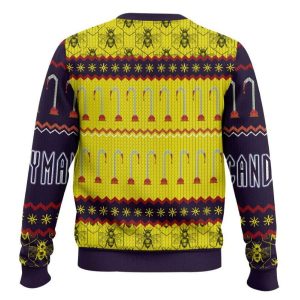 Come With Me And Be Happy Candyman Ugly Christmas Sweater1