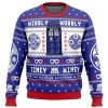 2025 Wibbly Wobbly Doctor Who Ugly Christmas Sweater