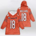 Williams 18 Captain Bears Blanket Hoodie