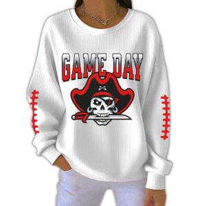 Buccaneers Game Day Pit Striped Sweatshirt