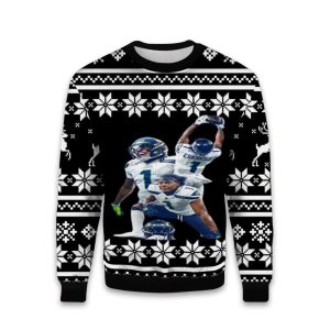 EskRidge Seahawks Ugly Christmas Sweater