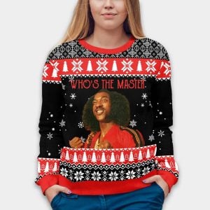 Whos the Master The Last Dragon Christmas Ugly Sweater2
