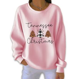 Tennessee Christmas Pit Striped Sweatshirt 3