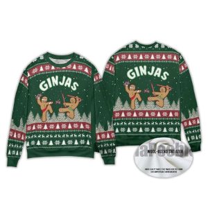 2025 Gingerbread Ginjas Christmas Ugly Sweater 2 Gingerbread Ginjas Christmas Ugly Sweater2