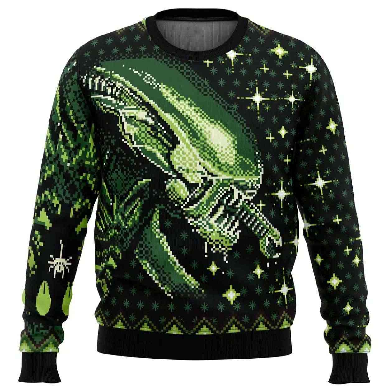 Xenomorph Alien Ugly Christmas Sweater Xenomorph Alien Ugly Christmas Sweater