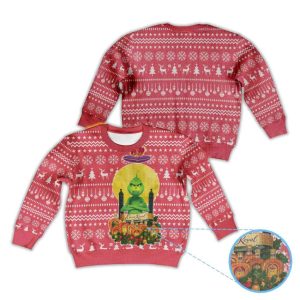 Reindeer Crown Royal Grnch Ugly Christmas Sweater1